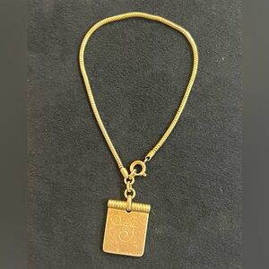 Forstner Vintage 1/20 12KT GF ‘Diary’ Notebook Charm Bracelet